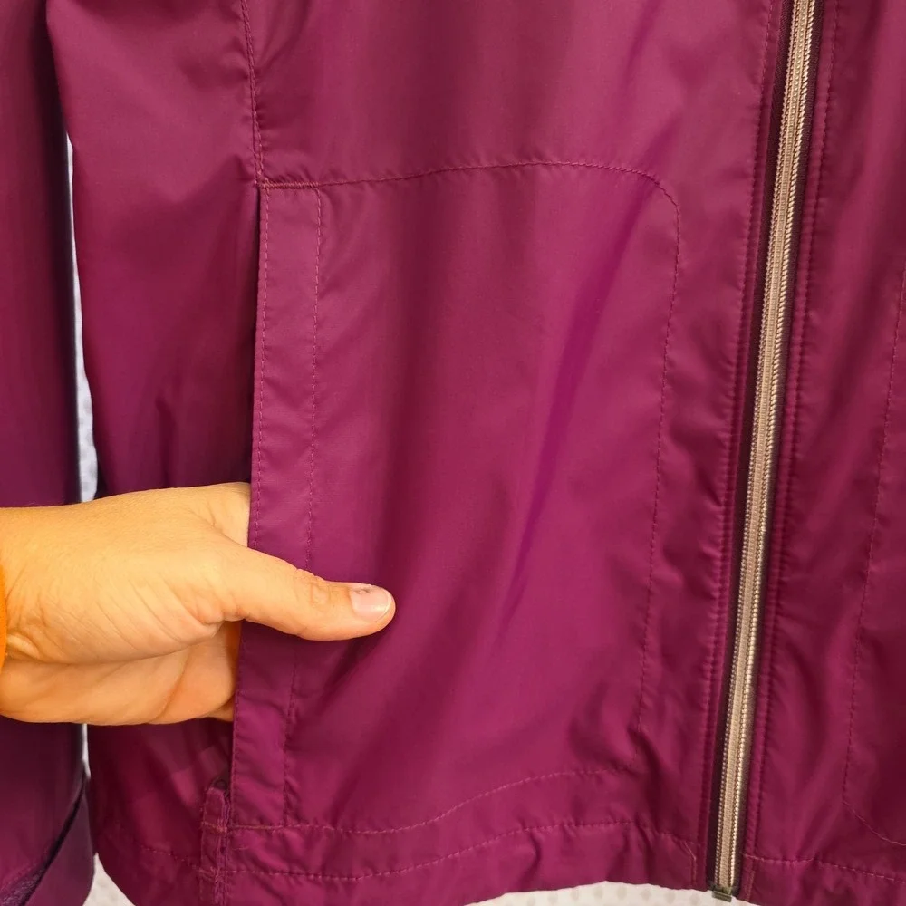 EXCELLENT Columbia Purple Rain Coat Jacket Waterproof With Hood Size XL